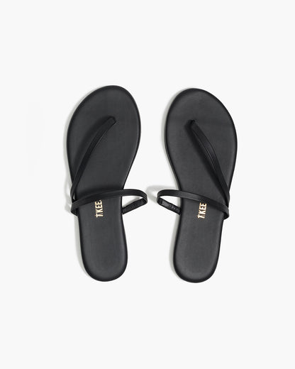 Sarit Leather Sandals in Sable | TKEES Quality