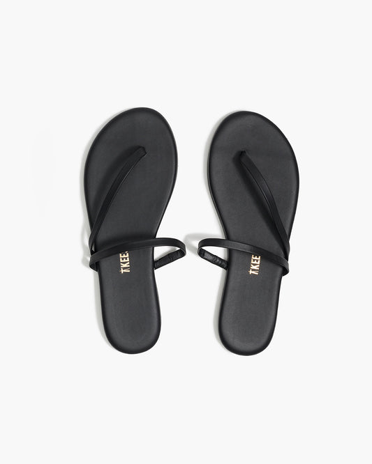 Sarit Leather Sandals in Sable | TKEES Quality