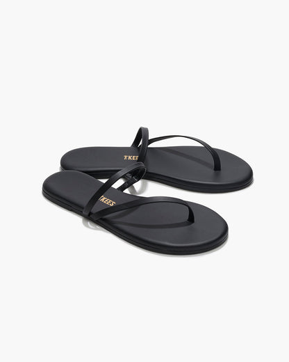 Sarit Leather Sandals in Sable | TKEES Quality
