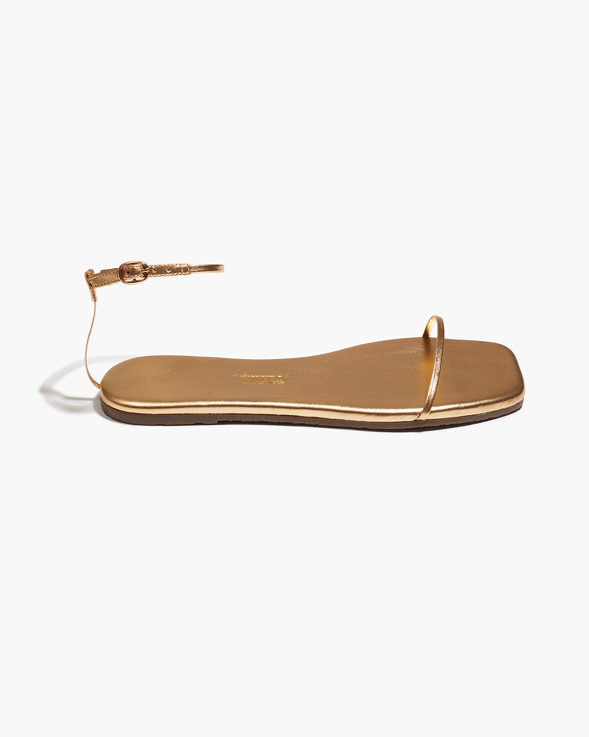 Square Toe Twiggy Leather Sandals in Blink | TKEES New