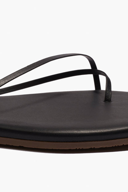 Square Toe Millie Leather Sandals in Sable | TKEES Latest