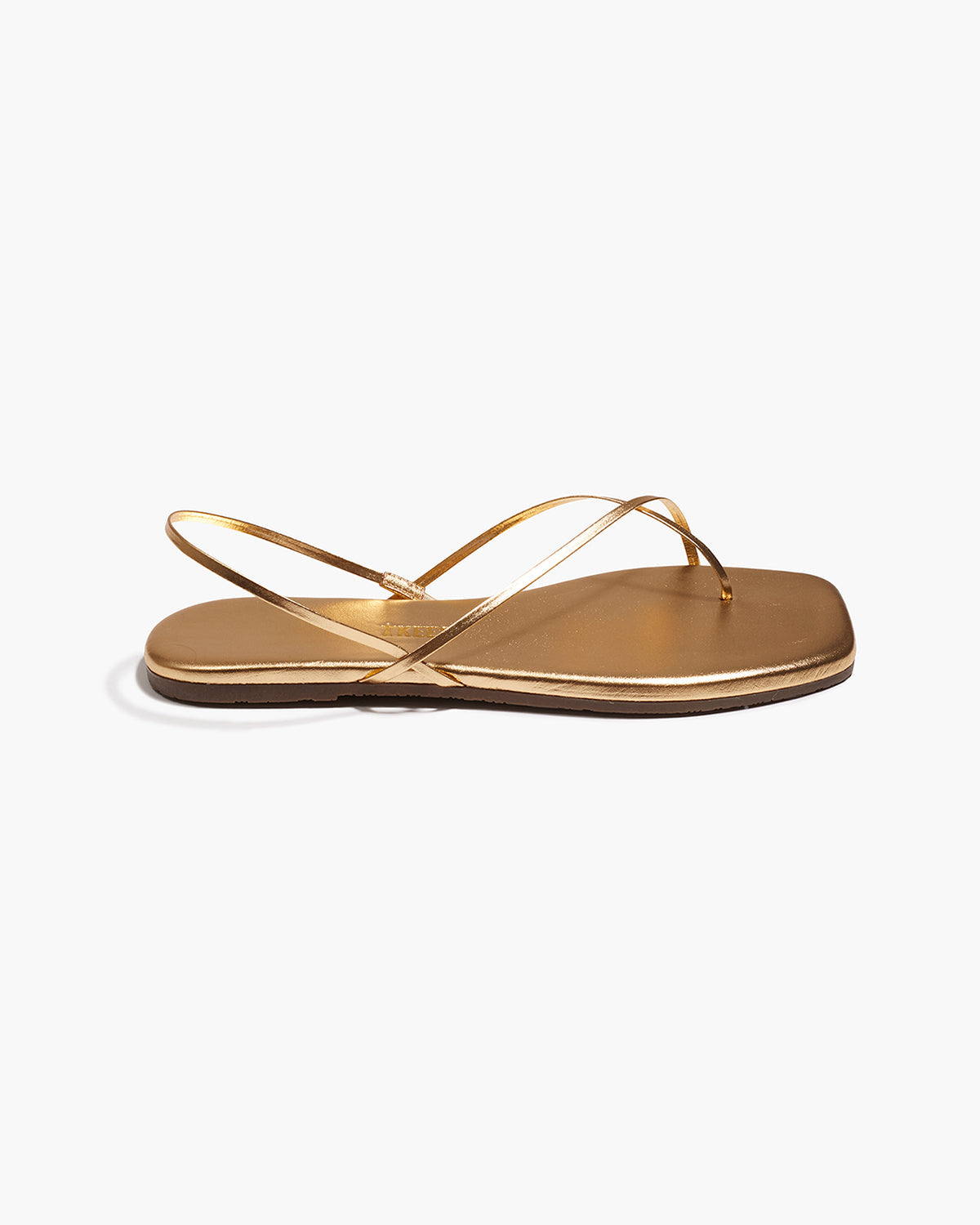 Square Toe Millie Leather Sandals in Blink | TKEES Premium