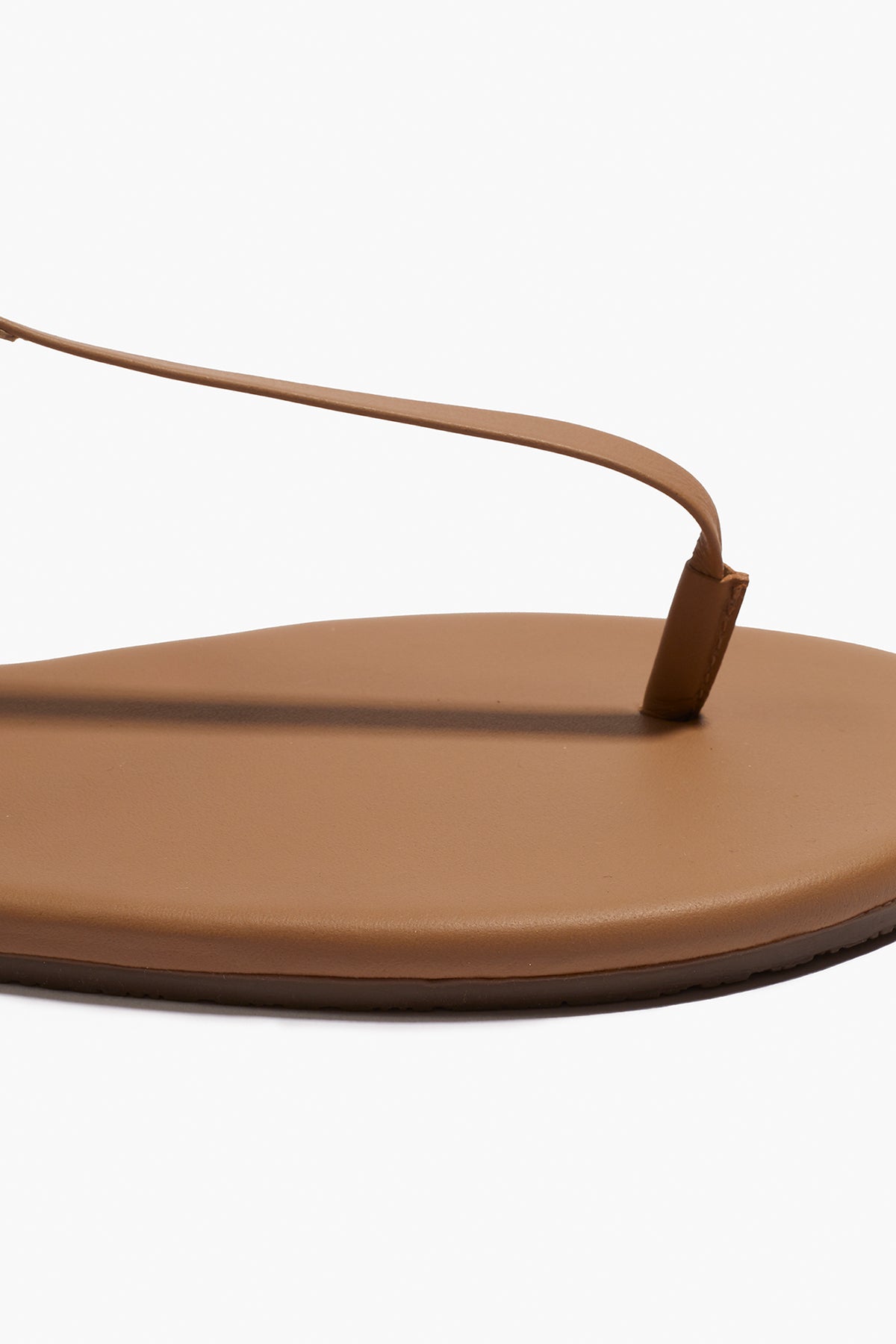 Mariana Leather Sandals in Cocobutter | TKEES Featured