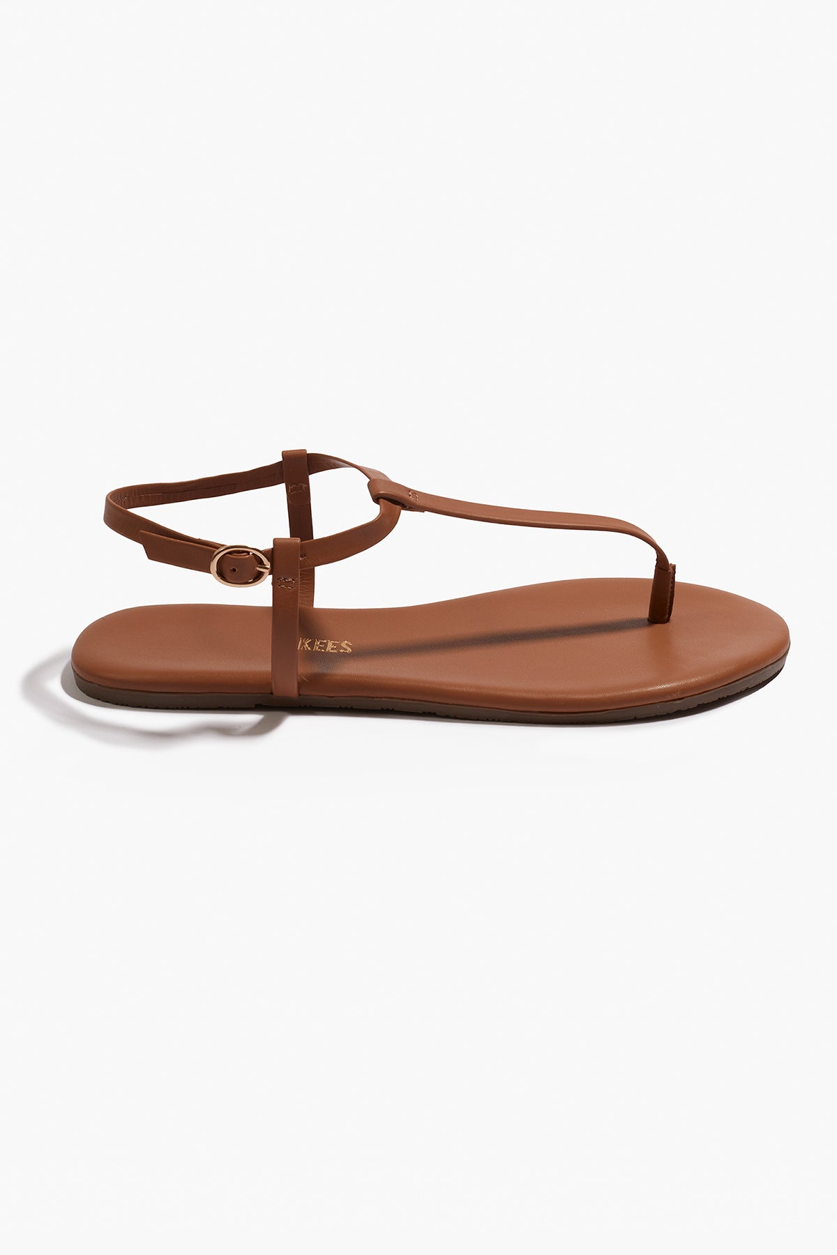 Mariana Leather Sandals in Au Naturale | TKEES Best Seller