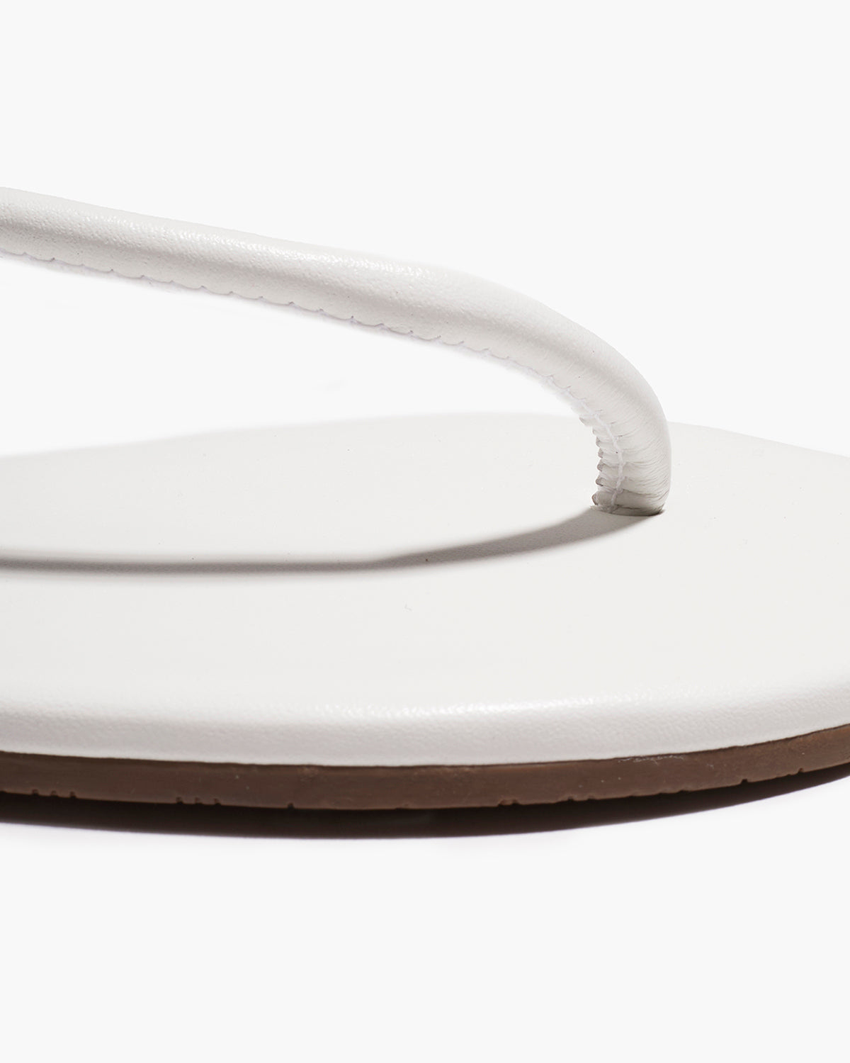 Tubular Mariana Leather Sandals in White | TKEES Value
