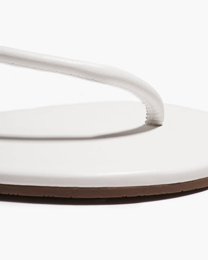 Tubular Mariana Leather Sandals in White | TKEES Value