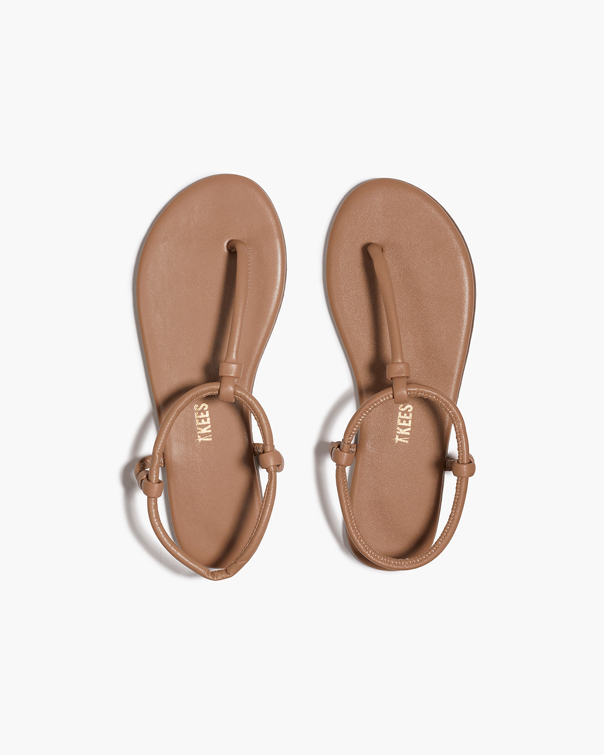 Tubular Mariana Leather Sandals in Cocobutter | TKEES Value
