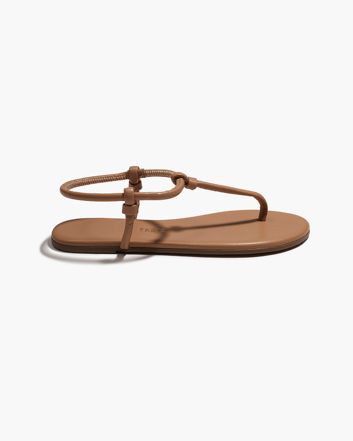 Tubular Mariana Leather Sandals in Cocobutter | TKEES Value