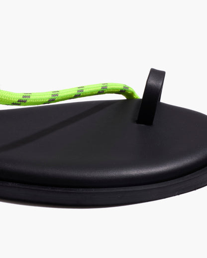 Phoenix Rope Sandals in Neon Yellow | TKEES Popular
