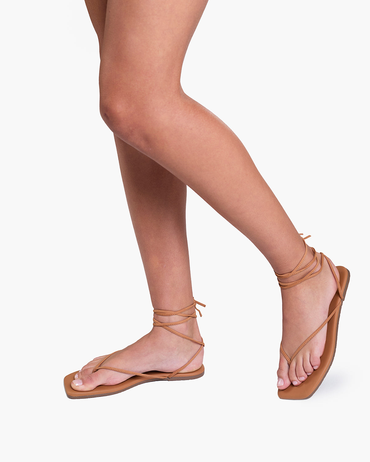 Square Toe Lilu Suede Sandals in Hazelton | TKEES Top Pick