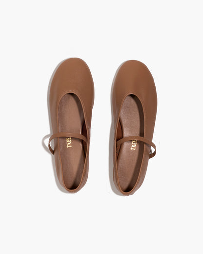 Reese Ballet Flat in Beach Bum | TKEES Value