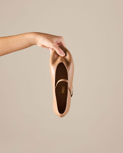 Reese Ballet Flat in Beach Bum | TKEES Value