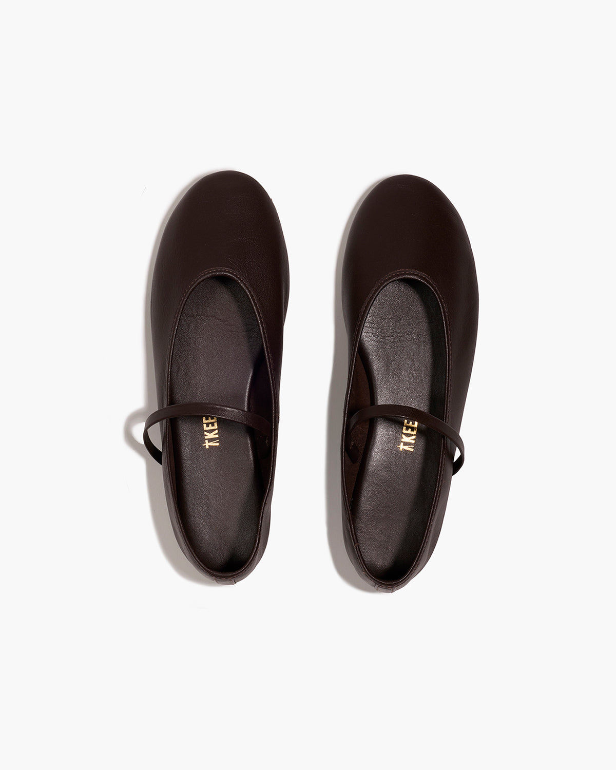 Reese Ballet Flat in Rich Brown | TKEES Essential