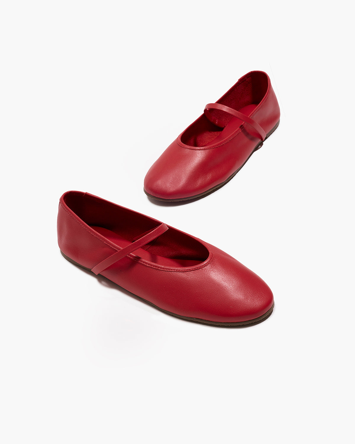 Reese Ballet Flat in Claret | TKEES Quality