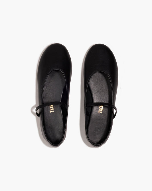 Reese Ballet Flat in Sable | TKEES Great Value