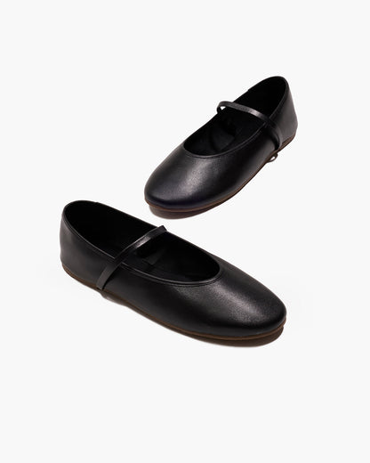Reese Ballet Flat in Sable | TKEES Great Value