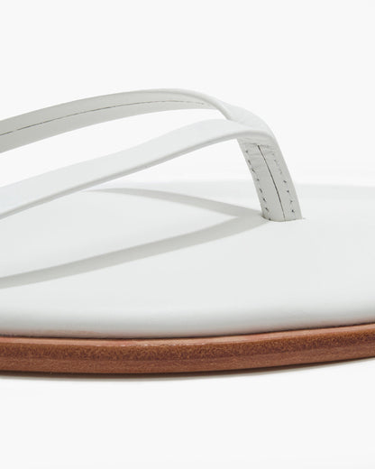 Square Toe Dylan in White  | TKEES Best Price