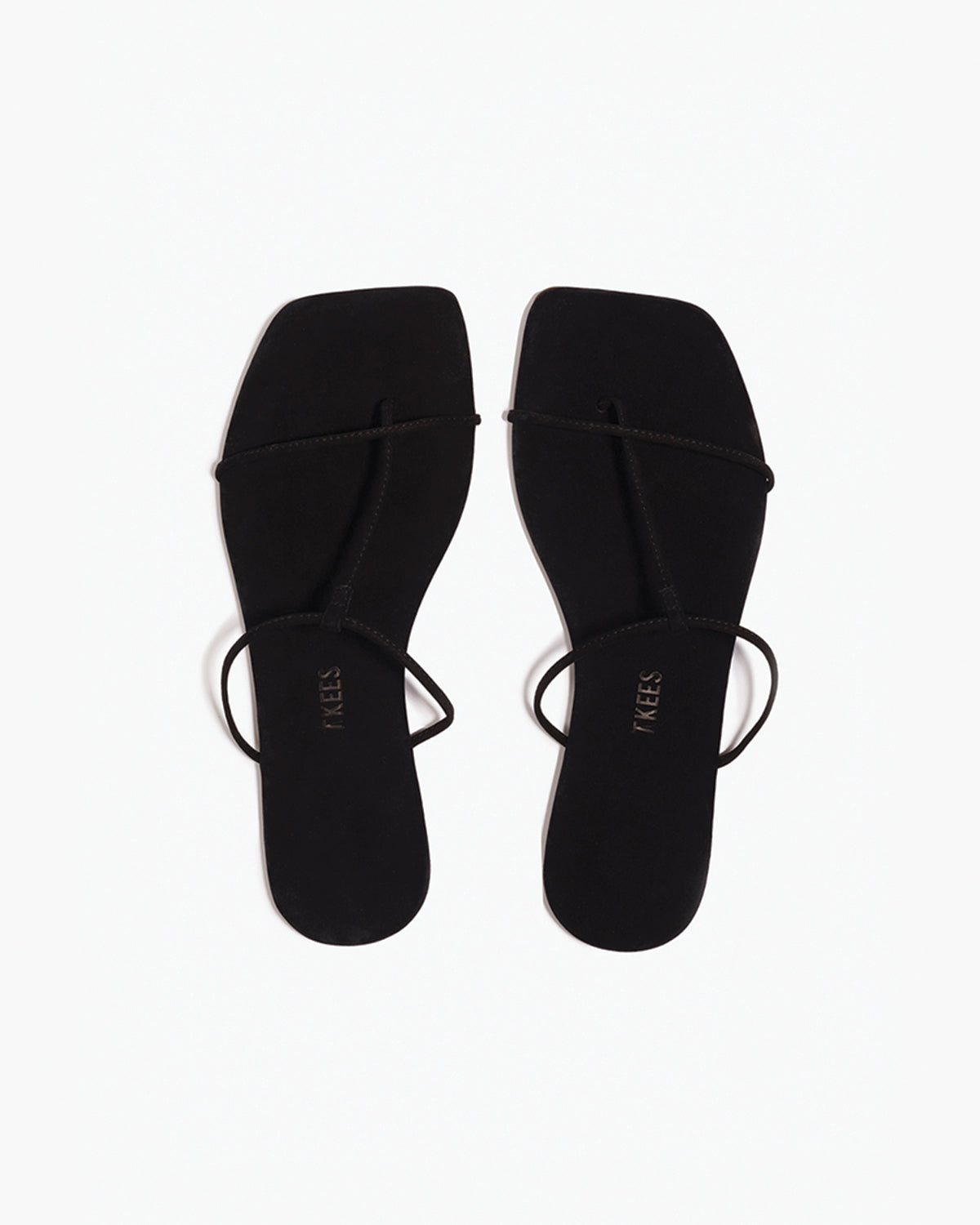 The Chloe – Square Toe Suede Sandal | TKEES Classic