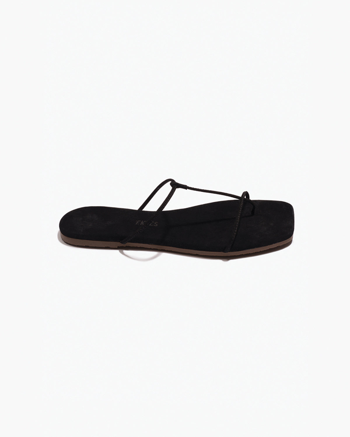 The Chloe – Square Toe Suede Sandal | TKEES Classic