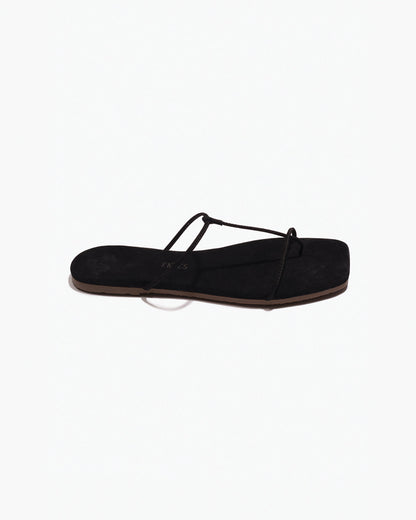 The Chloe – Square Toe Suede Sandal | TKEES Classic