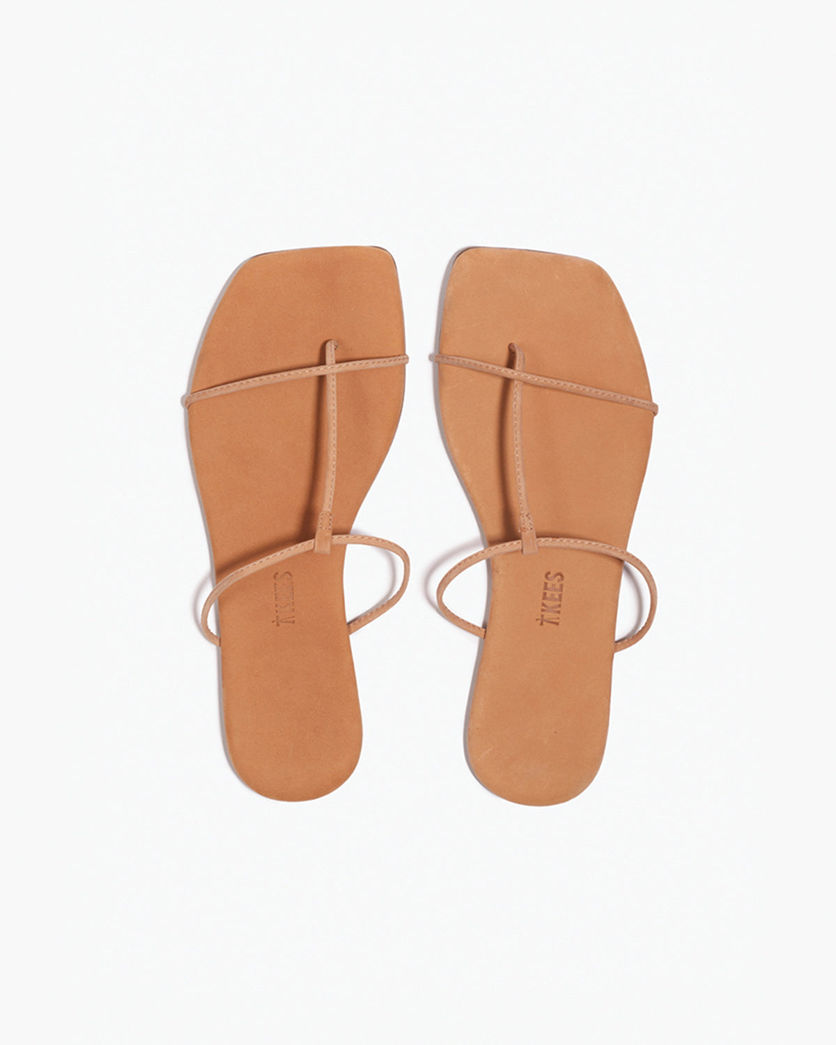 The Chloe – Square Toe Suede Sandal | TKEES Sale