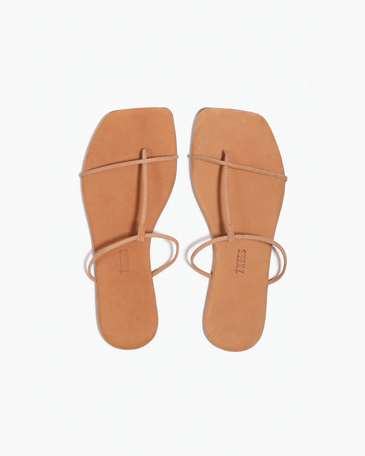 The Chloe – Square Toe Suede Sandal | TKEES Sale