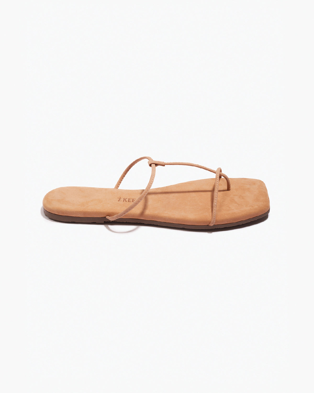 The Chloe – Square Toe Suede Sandal | TKEES Sale