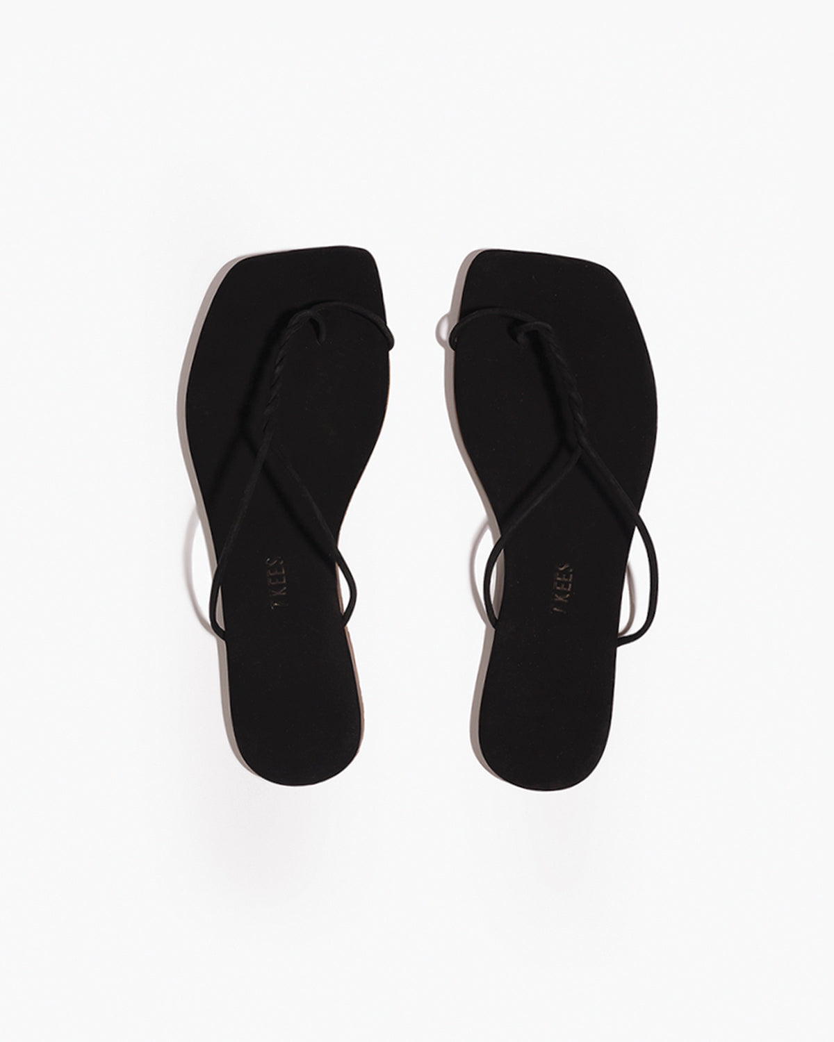 The Simone – Square Toe Suede Thong Sandal | TKEES Best Price