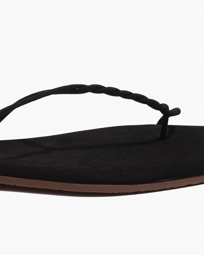 The Simone – Square Toe Suede Thong Sandal | TKEES Best Price
