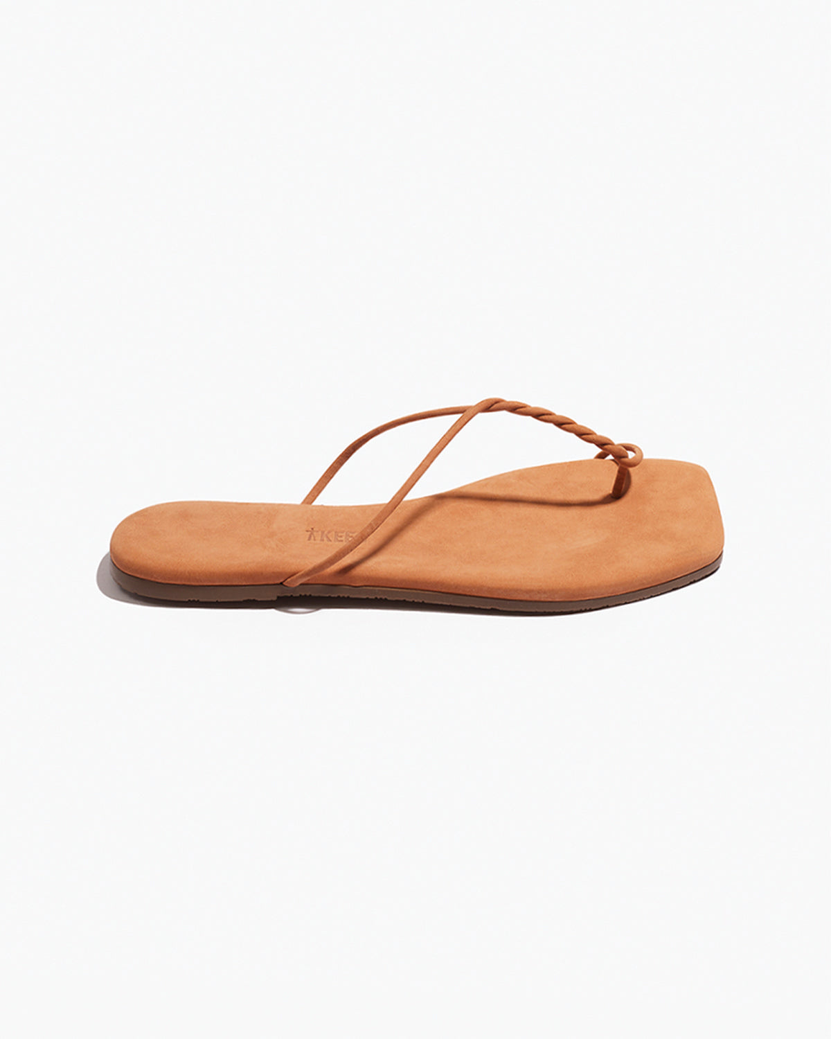 The Simone – Square Toe Suede Thong Sandal | TKEES Smart Buy