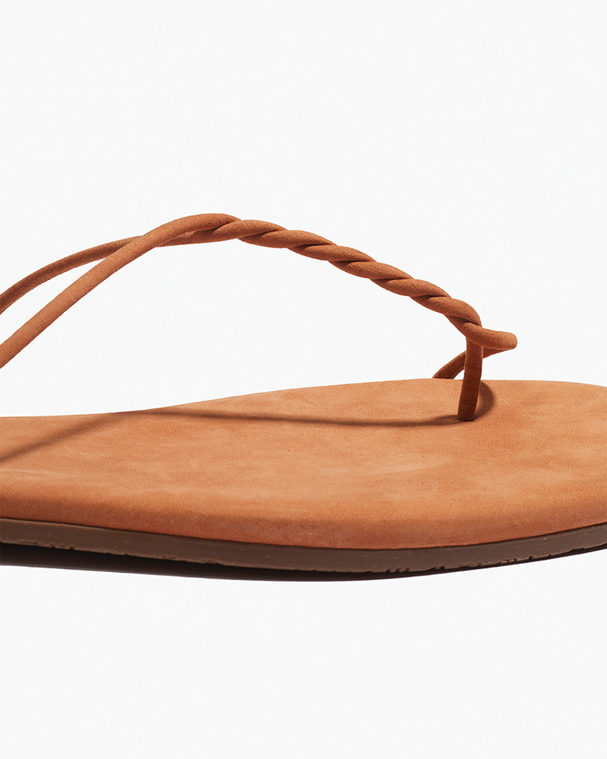 The Simone – Square Toe Suede Thong Sandal | TKEES Smart Buy