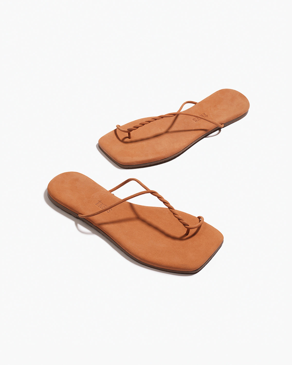 The Simone – Square Toe Suede Thong Sandal | TKEES Smart Buy