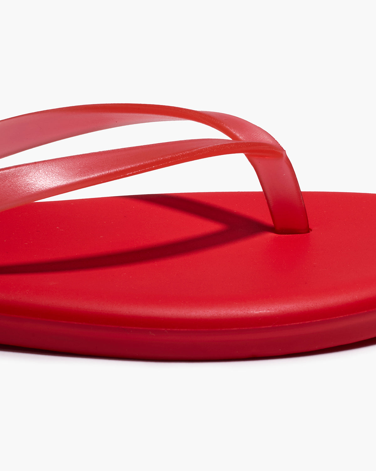 Aqua Sol Red Flip Flops  | TKEES Discount