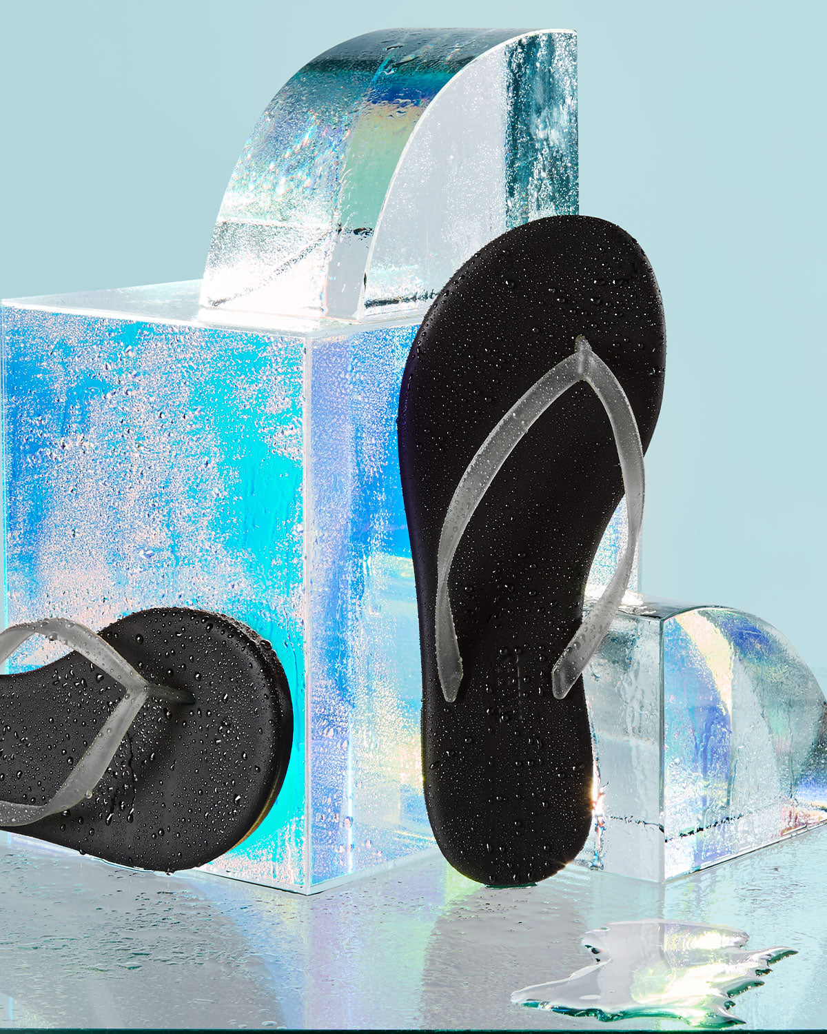 Aqua Onyx Flip Flops  | TKEES Top Pick