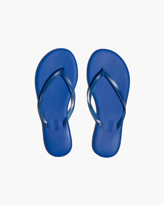 Aqua Blue Rush Flip Flops  | TKEES Featured