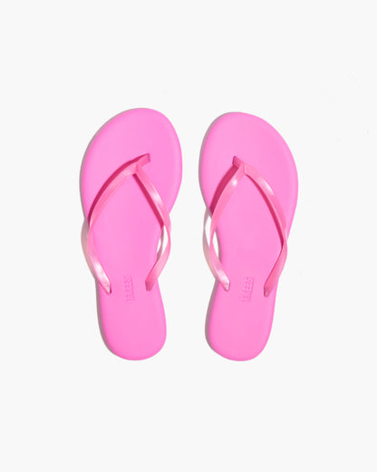 Aqua Pink Spritz Flip Flops  | TKEES New