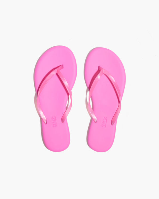 Aqua Pink Spritz Flip Flops  | TKEES New