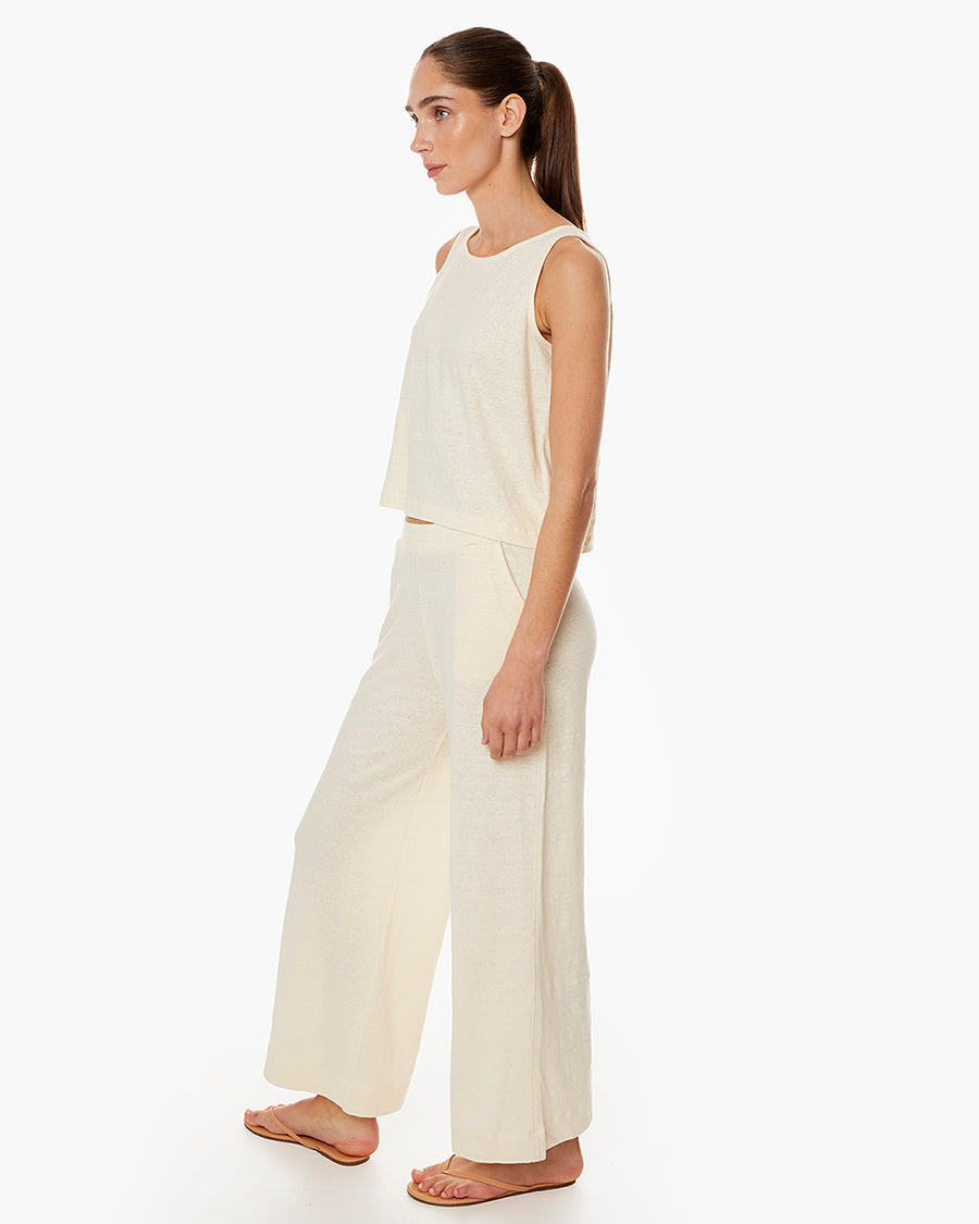 Brise-d'été-Tank - Ivory  | TKEES Essential