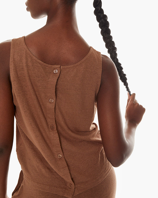 Brise-d'été-Tank - Mocha  | TKEES Best Seller