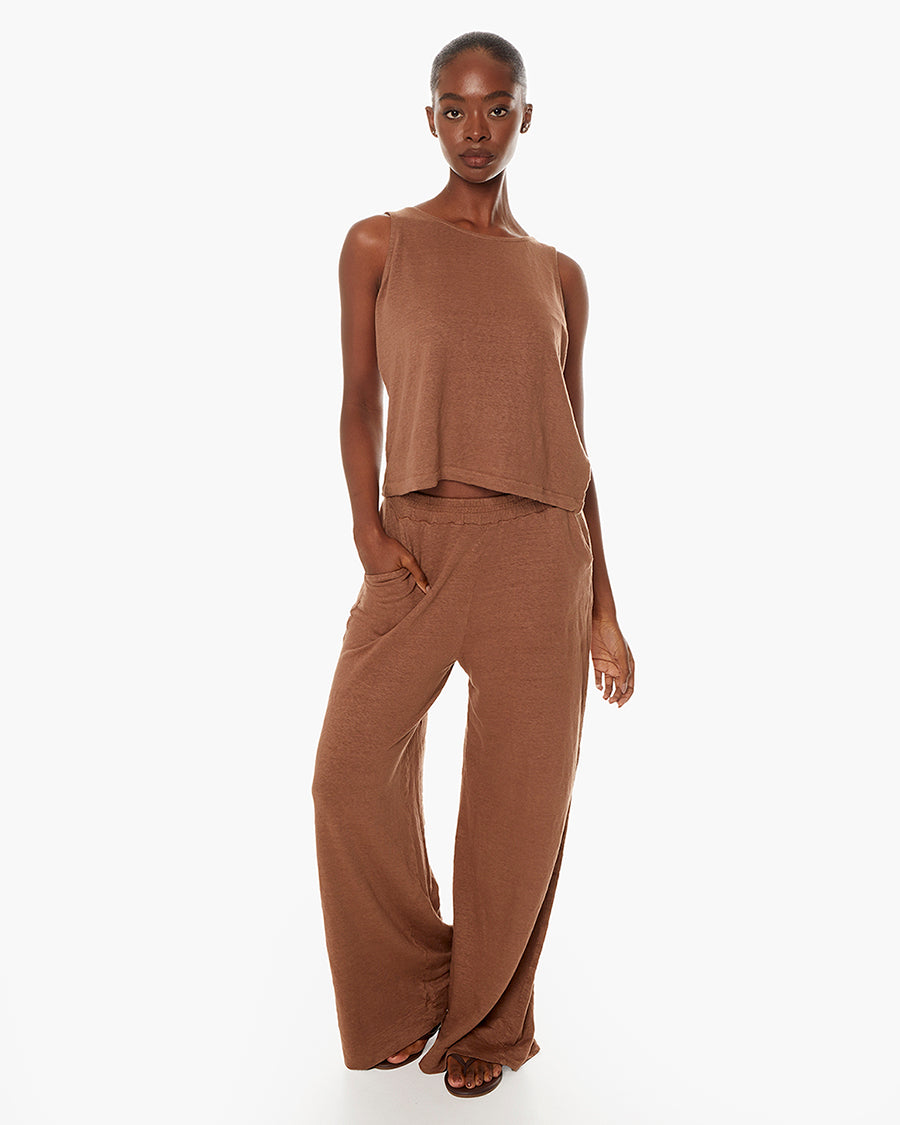Brise-d'été-Tank - Mocha  | TKEES Best Seller