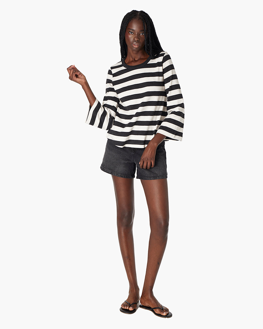 Classic Striped 3/4 Tee  | TKEES Signature