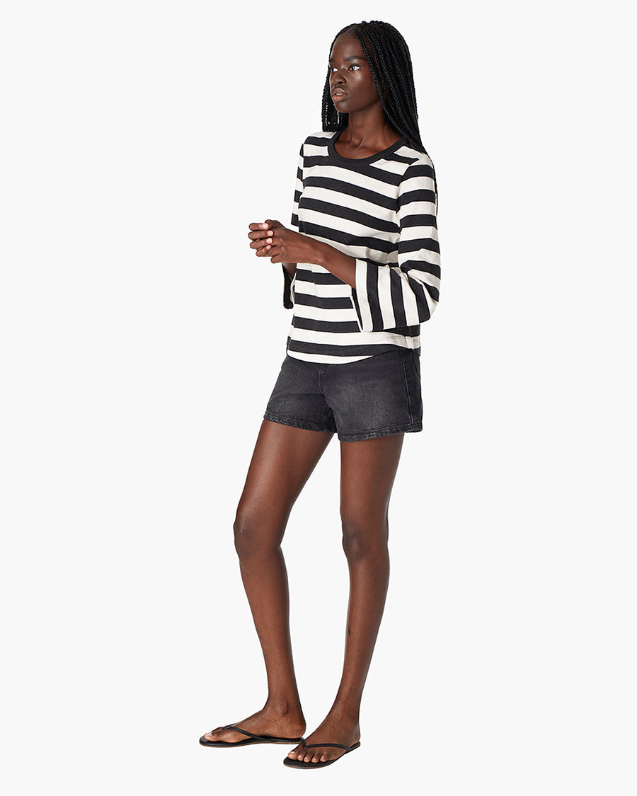 Classic Striped 3/4 Tee  | TKEES Signature