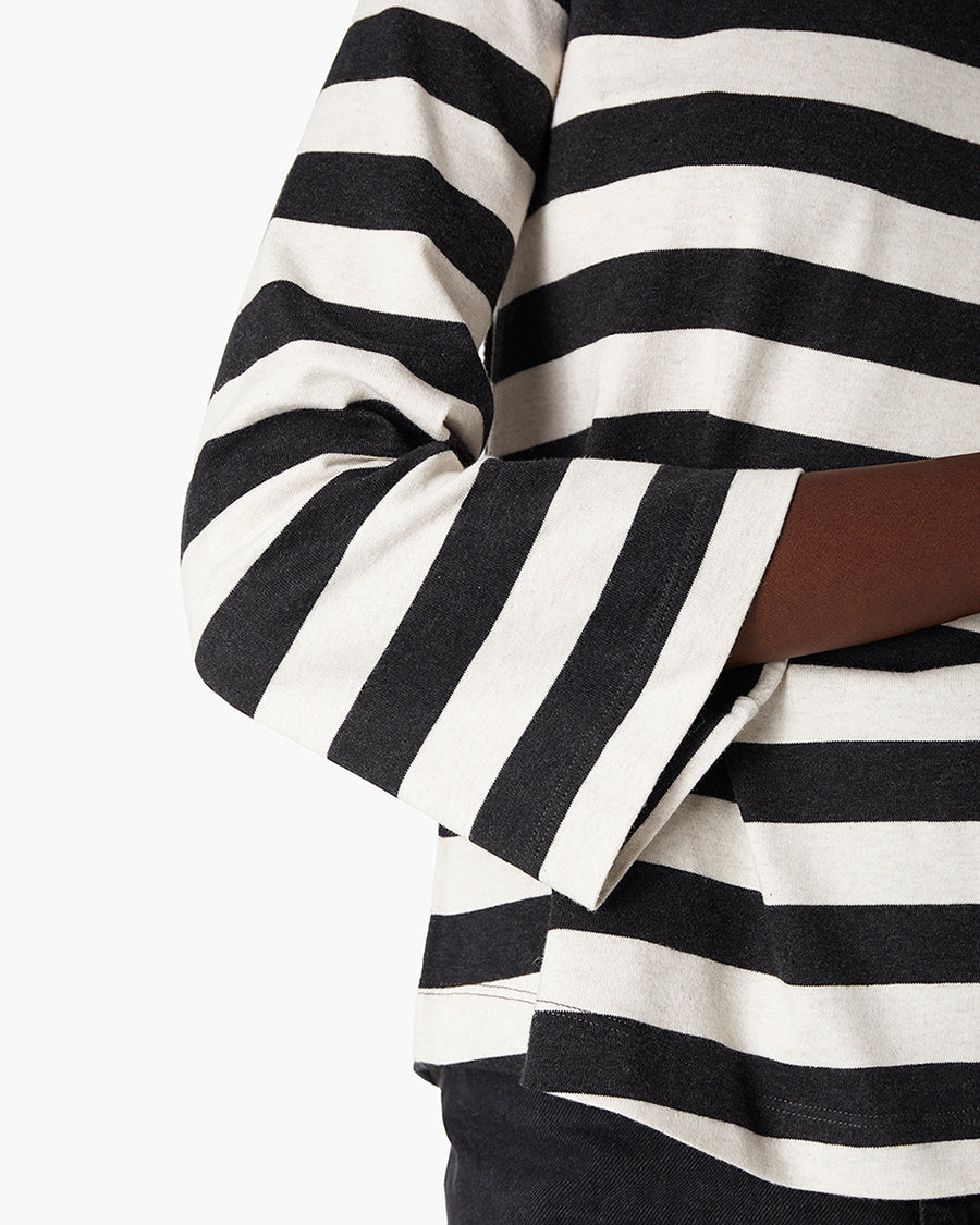 Classic Striped 3/4 Tee  | TKEES Signature
