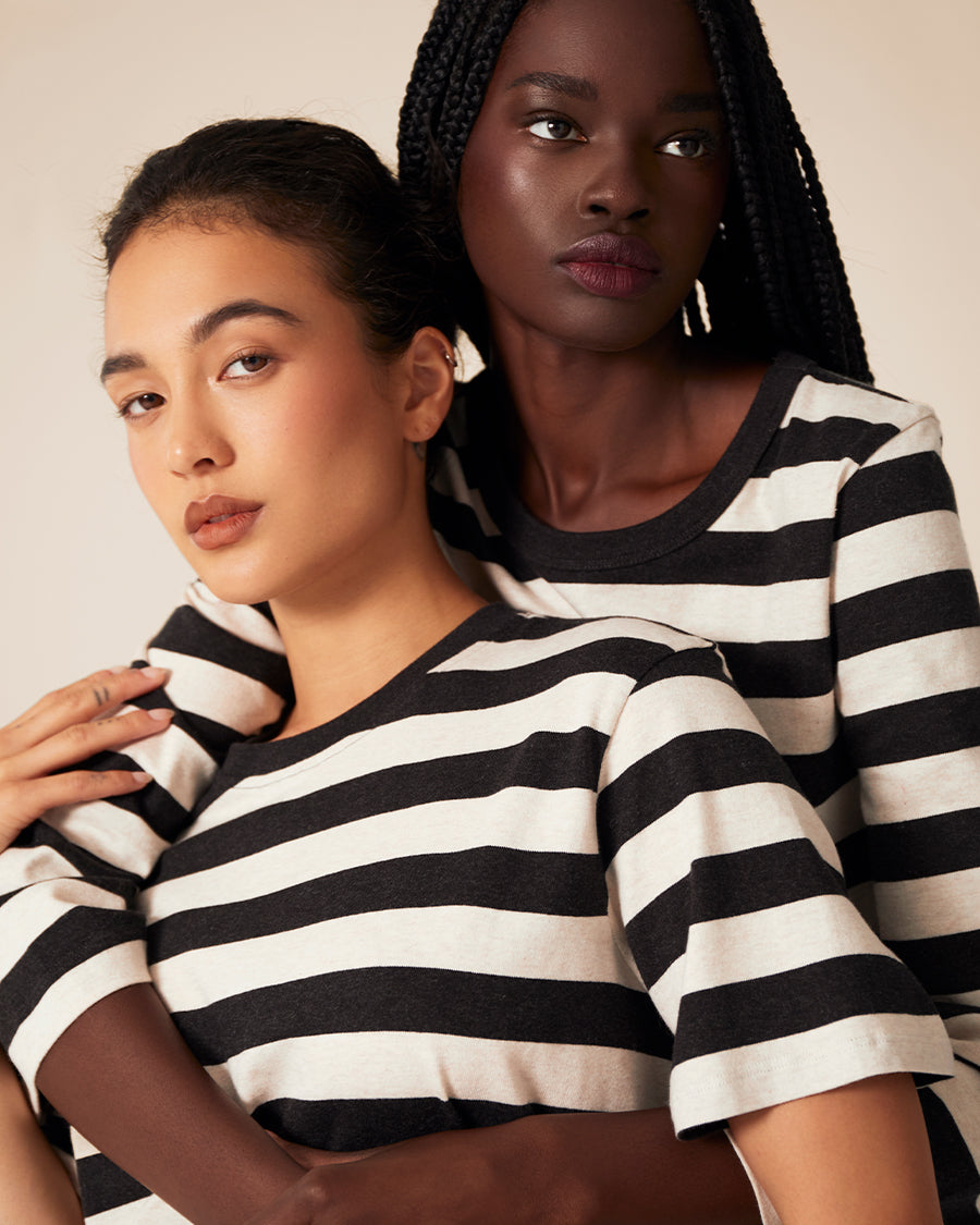 Classic Striped Tee  | TKEES Premium