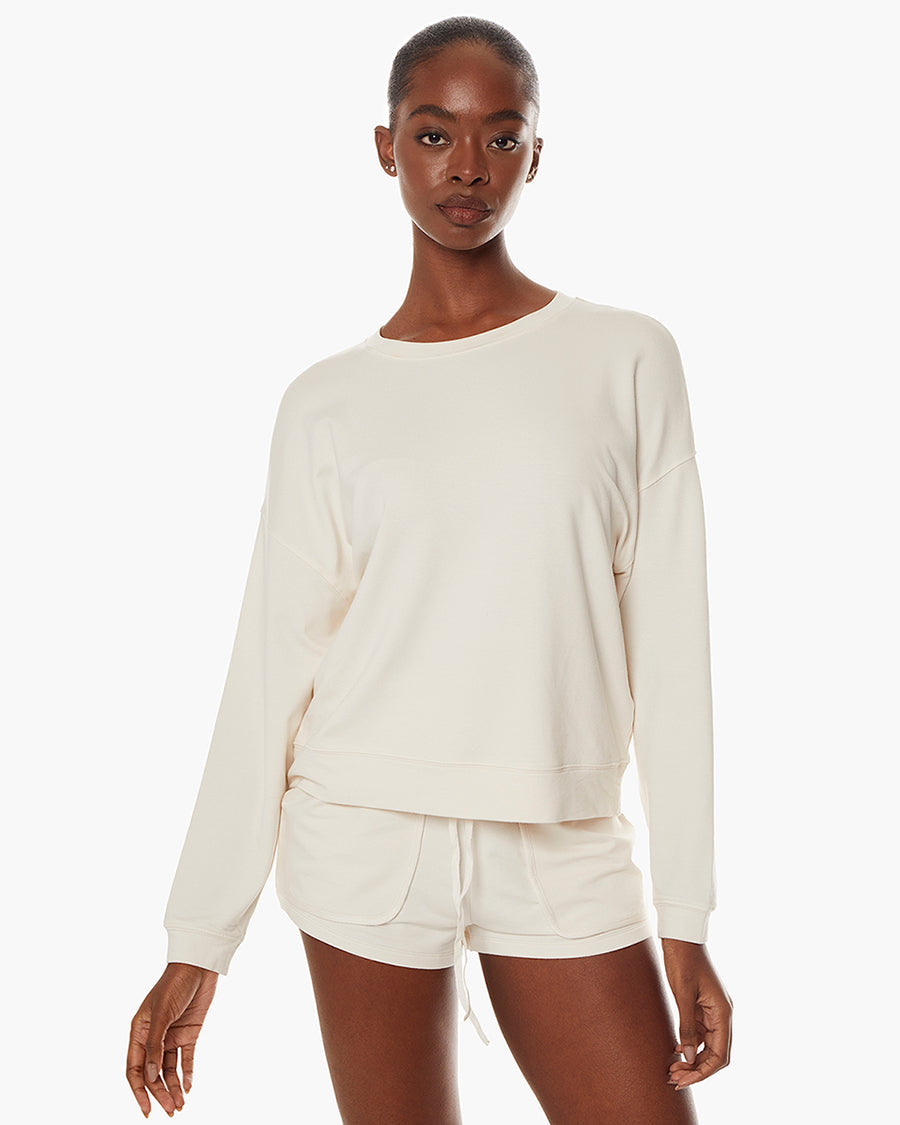 Coucher-de-Soleil-Crew - Cream  | TKEES Premium