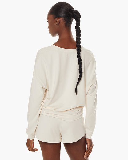 Coucher-de-Soleil-Crew - Cream  | TKEES Premium