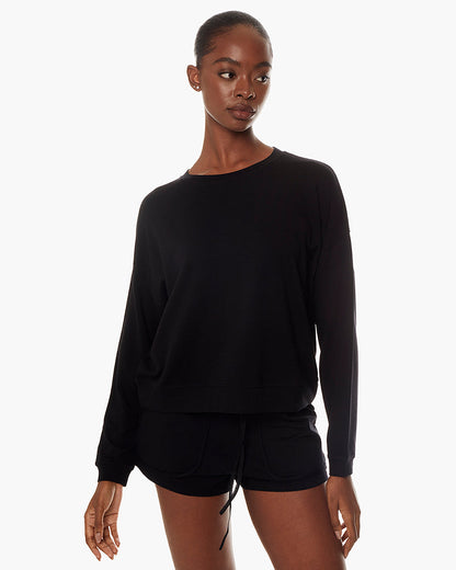 Coucher-de-Soleil-Crew - Black  | TKEES Great Value