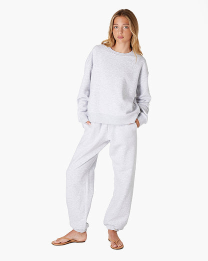 Air Whipped Crew - Heather Grey  | TKEES Discount