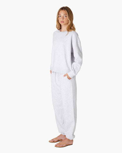 Air Whipped Crew - Heather Grey  | TKEES Discount