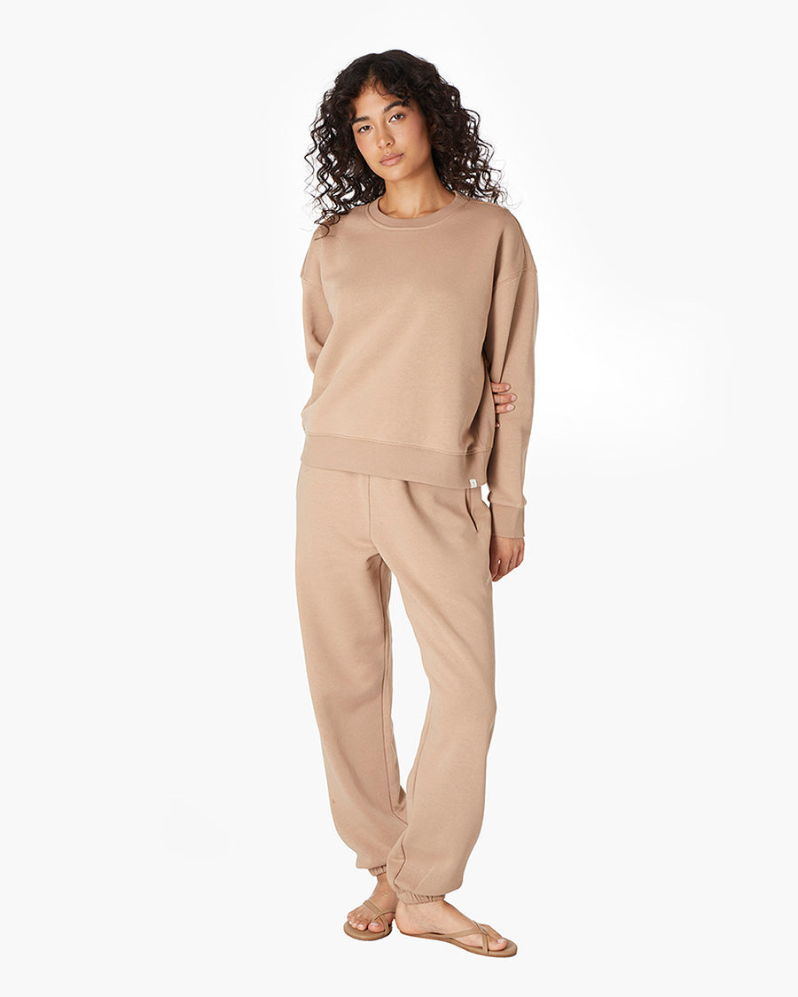 Air Whipped Crew - Camel  | TKEES Essential